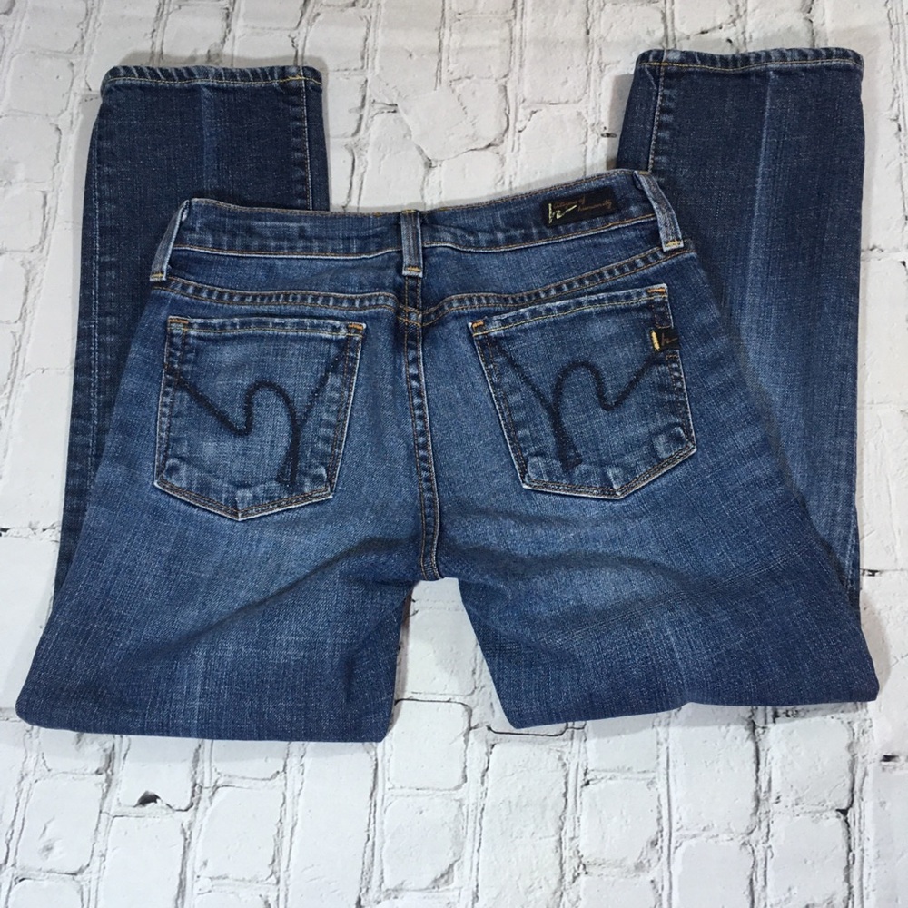 Citizens of Humanity low waist cropped jeans